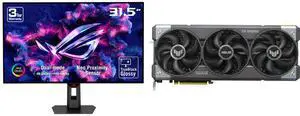 Monitor GPU Combo - ASUS XG32UCWMG Bundle with ASUS TUF-RTX5080-O16G-GAMING Monitor GPU Combo - ASUS XG32UCWMG Bundle with ASUS TUF-RTX5080-O16G-GAMING