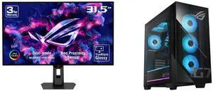 Monitor Desktop Combo - ASUS XG32UCWMG Bundle with ASUS G700TF-DS774 Monitor Desktop Combo - ASUS XG32UCWMG Bundle with ASUS G700TF-DS774