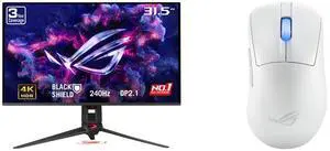 Monitor Gaming Mouse Combo - ASUS PG32UCDM3 Bundle with ASUS 90MP03N0-BMAA10 Monitor Gaming Mouse Combo - ASUS PG32UCDM3 Bundle with ASUS 90MP03N0-BMAA10