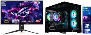 Monitor Desktop Combo - ASUS PG32UCDM3 Bundle with ABS F2A55IA7R1 Monitor Desktop Combo - ASUS PG32UCDM3 Bundle with ABS F2A55IA7R1