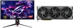 Monitor GPU Combo - ASUS PG32UCDM3 Bundle with ASUS TUF-RTX5080-O16G-GAMING Monitor GPU Combo - ASUS PG32UCDM3 Bundle with ASUS TUF-RTX5080-O16G-GAMING