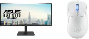Monitor Gaming Mouse Combo - ASUS VA34VCPSR Bundle with ASUS 90MP03N0-BMAA10 Monitor Gaming Mouse Combo - ASUS VA34VCPSR Bundle with ASUS 90MP03N0-BMAA10