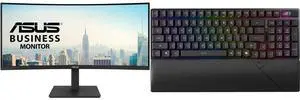 Monitor Gaming Keyboard Combo - ASUS VA34VCPSR Bundle with ASUS X902 SCOPE II 96 RX WL/BLK/RXRD/CA/ABS Monitor Gaming Keyboard Combo - ASUS VA34VCPSR Bundle with ASUS X902 SCOPE II 96 RX WL/BLK/RXRD/CA/ABS