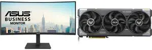 Monitor GPU Combo - ASUS VA34VCPSR Bundle with ASUS TUF-RTX5080-O16G-GAMING Monitor GPU Combo - ASUS VA34VCPSR Bundle with ASUS TUF-RTX5080-O16G-GAMING