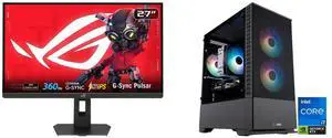 ASUS ROG STRIX 27" QHD 360Hz to 25" Full HD IPS AMD FreeSync & G-Sync HDR400, Adjustable Stand XG27AQNGV ABS Cyclone Aqua Gaming PC - Win 11 - Intel i7-14700F - RTX 5060 - DLSS 4 - 32GB DDR5 6000 - 1TB M.2 SSD ASUS ROG STRIX 27" QHD 360Hz to 25" Full HD IPS AMD FreeSync & G-Sync HDR400, Adjustable Stand XG27AQNGV ABS Cyclone Aqua Gaming PC - Win 11 - Intel i7-14700F - RTX 5060 - DLSS 4 - 32GB DDR5 6000 - 1TB M.2 SSD