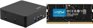 MSI Cubi NUC AI 1UMG-023BUS Black Mini PC Crucial 16GB 262-Pin DDR5 SO-DIMM DDR5 5600 Laptop Memory Model CT16G56C46S5 MSI Cubi NUC AI 1UMG-023BUS Black Mini PC Crucial 16GB 262-Pin DDR5 SO-DIMM DDR5 5600 Laptop Memory Model CT16G56C46S5