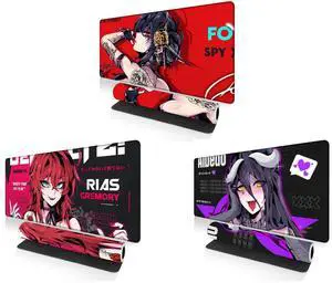 Alpha Fit Anime Gaming Mouse Pad XXL (35.4" x 15.7") - Red Rose Assassin Girl - Large Mouse Pad Extended - Extra Large Gaming Mouse Pads Secret Agent Style - 11 and Alpha Fit Anime Gaming Mouse Pad XXL (35.4" x 15.7") - Crimson Red Haired Demon Girl - Large Mouse Pad Extended - Extra Large Gaming Mouse Pads Gothic Waifu Style - 01 and Alpha Fit Anime Gaming Mouse Pad XXL (35.4" x 15.7") - Dark Fantasy Succubus Girl - Large Mouse Pad Extended - Extra Large Gaming Mouse Pads Purple Waifu Style - 02 Alpha Fit Anime Gaming Mouse Pad XXL (35.4" x 15.7") - Red Rose Assassin Girl - Large Mouse Pad Extended - Extra Large Gaming Mouse Pads Secret Agent Style - 11 and Alpha Fit Anime Gaming Mouse Pad XXL (35.4" x 15.7") - Crimson Red Haired Demon Girl - Large Mouse Pad Extended - Extra Large Gaming Mouse Pads Gothic Waifu Style - 01 and Alpha Fit Anime Gaming Mouse Pad XXL (35.4" x 15.7") - Dark Fantasy Succubus Girl - Large Mouse Pad Extended - Extra Large Gaming Mouse Pads Purple Waifu Style - 02
