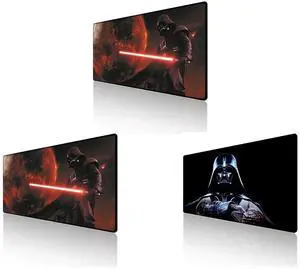 Alpha Fit Starwar Gaming Mouse Pad XXL (31.5" x 11.8") - Star Wars Themed Large Mouse Pad - Extra Large Gaming Mouse Pads with Non-Slip Rubber Base & Stitched Edges for Sci-Fi Setup and Alpha Fit Star Wars Gaming Mouse Pad XXL (31.5" x 11.8") - Darth Vader Dark Side Art - Large Mouse Pad Extended - Extra Large Gaming Mouse Pads Sith Lord Desk Mat 31 Alpha Fit Starwar Gaming Mouse Pad XXL (31.5" x 11.8") - Star Wars Themed Large Mouse Pad - Extra Large Gaming Mouse Pads with Non-Slip Rubber Base & Stitched Edges for Sci-Fi Setup and Alpha Fit Star Wars Gaming Mouse Pad XXL (31.5" x 11.8") - Darth Vader Dark Side Art - Large Mouse Pad Extended - Extra Large Gaming Mouse Pads Sith Lord Desk Mat 31