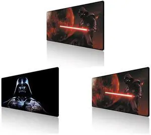 Alpha Fit Starwar Gaming Mouse Pad XXL (31.5" x 11.8") - Star Wars Themed Large Mouse Pad - Extra Large Gaming Mouse Pads with Non-Slip Rubber Base & Stitched Edges for Sci-Fi Setup and Alpha Fit Star Wars Gaming Mouse Pad XXL (31.5" x 11.8") - Darth Vader Dark Side Art - Large Mouse Pad Extended - Extra Large Gaming Mouse Pads Sith Lord Desk Mat 31 Alpha Fit Starwar Gaming Mouse Pad XXL (31.5" x 11.8") - Star Wars Themed Large Mouse Pad - Extra Large Gaming Mouse Pads with Non-Slip Rubber Base & Stitched Edges for Sci-Fi Setup and Alpha Fit Star Wars Gaming Mouse Pad XXL (31.5" x 11.8") - Darth Vader Dark Side Art - Large Mouse Pad Extended - Extra Large Gaming Mouse Pads Sith Lord Desk Mat 31