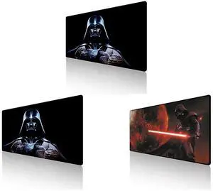 Alpha Fit Star Wars Gaming Mouse Pad XXL (31.5" x 11.8") - Darth Vader Dark Side Art - Large Mouse Pad Extended - Extra Large Gaming Mouse Pads Sith Lord Desk Mat 31 and Alpha Fit Starwar Gaming Mouse Pad XXL (31.5" x 11.8") - Star Wars Themed Large Mouse Pad - Extra Large Gaming Mouse Pads with Non-Slip Rubber Base & Stitched Edges for Sci-Fi Setup Alpha Fit Star Wars Gaming Mouse Pad XXL (31.5" x 11.8") - Darth Vader Dark Side Art - Large Mouse Pad Extended - Extra Large Gaming Mouse Pads Sith Lord Desk Mat 31 and Alpha Fit Starwar Gaming Mouse Pad XXL (31.5" x 11.8") - Star Wars Themed Large Mouse Pad - Extra Large Gaming Mouse Pads with Non-Slip Rubber Base & Stitched Edges for Sci-Fi Setup