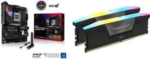 Motherboard Memory Combo - ASUS ROG STRIX X870E-E GAMING WIFI Bundle with Corsair CMH32GX5M2N6400C36 Motherboard Memory Combo - ASUS ROG STRIX X870E-E GAMING WIFI Bundle with Corsair CMH32GX5M2N6400C36