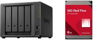 Synology 4-bay DiskStation DS425+ (Diskless) WD Red Plus WD60EFPX 6TB 5400 RPM 256MB Cache SATA 6.0Gb/s 3.5" Hard Drives Synology 4-bay DiskStation DS425+ (Diskless) WD Red Plus WD60EFPX 6TB 5400 RPM 256MB Cache SATA 6.0Gb/s 3.5" Hard Drives