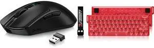 DAREU A950GM Wireless Gaming Mouse: 60g, 26K DPI PAW3395 Sensor, 2.4G/BT/Wired, 30-40min Fast Charge, 5 Programmable Buttons. DAREU COOL60 Keyboard: Magnetic Switch, 0.01mm Actuation, 8000 Hz Polling, Hot-swap, RGB Backlit DAREU A950GM Wireless Gaming Mouse: 60g, 26K DPI PAW3395 Sensor, 2.4G/BT/Wired, 30-40min Fast Charge, 5 Programmable Buttons. DAREU COOL60 Keyboard: Magnetic Switch, 0.01mm Actuation, 8000 Hz Polling, Hot-swap, RGB Backlit