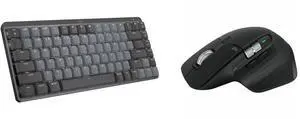 Logitech MX Mechanical Mini Wireless Illuminated Keyboard, Tactile Quiet Switches, Backlit, Bluetooth, USB-C, macOS, Windows, Linux, iOS, Android, Graphite Logitech MX Master 3S Black Bluetooth Wireless Darkfield high precision Gaming Mouse Logitech MX Mechanical Mini Wireless Illuminated Keyboard, Tactile Quiet Switches, Backlit, Bluetooth, USB-C, macOS, Windows, Linux, iOS, Android, Graphite Logitech MX Master 3S Black Bluetooth Wireless Darkfield high precision Gaming Mouse