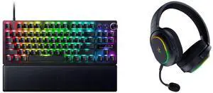 Razer Huntsman V3 Pro Tenkeyless Analog Optical Esports Keyboard Razer Barracuda X Chroma Wireless Multi-Platform Gaming Headset Razer Huntsman V3 Pro Tenkeyless Analog Optical Esports Keyboard Razer Barracuda X Chroma Wireless Multi-Platform Gaming Headset