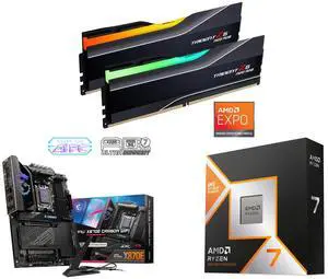 G.SKILL Trident Z5 Neo RGB Series 64GB (2 x 32GB) DDR5 6000 + MSI MPG X870E CARBON WIFI Motherboard, ATX - Supports AMD Ryzen 9000 / 8000 / 7000 Processors, AM5 - 110A SPS VRM, DDR5 Memory Boost 8400+MT/s (OC), PCIe 5.0 x16 & 4.0 x16, M.2 Gen5, Wi-Fi 7, 5G LAN + AMD Ryzen 7 9850X3D Desktop Processor