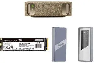 NVIDIA DGX Spark - NVIDIA GB10 Grace Blackwell Superchip, 128GB LPDDR5x, 4TB NVME.M2 SSD Team Group NV5000 2TB PCIe 4.0 x4 NVMe SSD, Rosewill 40Gbps M.2 NVMe SSD Enclosure, supports up to 8TB, Thunderbolt 3/4/USB4/3.2/2.0 compatible NVIDIA DGX Spark - NVIDIA GB10 Grace Blackwell Superchip, 128GB LPDDR5x, 4TB NVME.M2 SSD Team Group NV5000 2TB PCIe 4.0 x4 NVMe SSD, Rosewill 40Gbps M.2 NVMe SSD Enclosure, supports up to 8TB, Thunderbolt 3/4/USB4/3.2/2.0 compatible