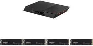 ASUSTOR FLASHSTOR 6 (FS6706T) Network Storage 4 x Crucial P310 M.2 2280 1TB PCI-Express 4.0 x4 NVMe 3D NAND Internal Solid State Drive Speed Up to 7100 MBps (SSD) CT1000P310SSD8 ASUSTOR FLASHSTOR 6 (FS6706T) Network Storage 4 x Crucial P310 M.2 2280 1TB PCI-Express 4.0 x4 NVMe 3D NAND Internal Solid State Drive Speed Up to 7100 MBps (SSD) CT1000P310SSD8