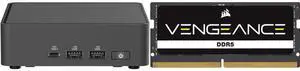ASUS NUC 15 Pro Slim Barebone Kit Mini PC: Intel Core i5-210H, 2x DDR5 SO-DIMM slots, dual storage, Thunderbolt 4, Wi-Fi 7, Bluetooth 5.4. Memory/storage sold separately. Includes CORSAIR Vengeance 16GB DDR5 4800 SO-DIMM. ASUS NUC 15 Pro Slim Barebone Kit Mini PC: Intel Core i5-210H, 2x DDR5 SO-DIMM slots, dual storage, Thunderbolt 4, Wi-Fi 7, Bluetooth 5.4. Memory/storage sold separately. Includes CORSAIR Vengeance 16GB DDR5 4800 SO-DIMM.