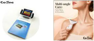 Medical Grade Laser Therapy Watch - Ideal Health Monitoring Gift for Seniors - COZING-WS11 Non-Invasive Wellness and V-Shape Facial Neck Massager with 3 Colors LED Light Medical Grade Laser Therapy Watch - Ideal Health Monitoring Gift for Seniors - COZING-WS11 Non-Invasive Wellness and V-Shape Facial Neck Massager with 3 Colors LED Light
