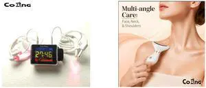 COZING-WS11 Laser Therapy Watch for High Blood Pressure & Hypertension Relief - LLLT 650nm Medical Smartwatch and V-Shape Facial Neck Massager with 3 Colors LED Light COZING-WS11 Laser Therapy Watch for High Blood Pressure & Hypertension Relief - LLLT 650nm Medical Smartwatch and V-Shape Facial Neck Massager with 3 Colors LED Light