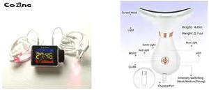 COZING-WS11 Laser Therapy Watch for High Blood Pressure & Hypertension Relief - LLLT 650nm Medical Smartwatch and Clinical Face & Neck Skin Tightening Wand COZING-WS11 Laser Therapy Watch for High Blood Pressure & Hypertension Relief - LLLT 650nm Medical Smartwatch and Clinical Face & Neck Skin Tightening Wand