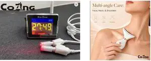 COZING-WS11 LLLT Laser Medical Smartwatch for Glucose Management & Diabetes Support - Cold Laser Wrist Wearable and Express Facial Massager - Neck Shaper & Wrinkle Reducer with LED COZING-WS11 LLLT Laser Medical Smartwatch for Glucose Management & Diabetes Support - Cold Laser Wrist Wearable and Express Facial Massager - Neck Shaper & Wrinkle Reducer with LED