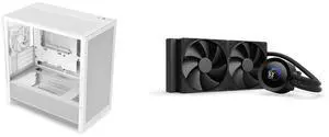 NZXT CC-H31FW-01White SGCC / Tempered Glass Micro ATX Cases Case (Computer Cases - ATX Form) NZXT KRAKEN PLUS 240 MM AIO LIQUID COOLER WITH 1.54" LCD & STATIC PRESSURE FANS NZXT CC-H31FW-01White SGCC / Tempered Glass Micro ATX Cases Case (Computer Cases - ATX Form) NZXT KRAKEN PLUS 240 MM AIO LIQUID COOLER WITH 1.54" LCD & STATIC PRESSURE FANS