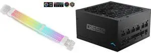 SAMA 2*8PIN Addressable RGB Power Extension Cable Double Side Lighting Mode for CPU PCIE ATX/Matx Case PC Computer White and SAMA G650W ATX 3.1 Power Supply, 650W, Cybenetics Gold Standards, PCIe 5.1 Ready, Full Modular, Japanese Capacitors, FDB Fan, Black Version SAMA 2*8PIN Addressable RGB Power Extension Cable Double Side Lighting Mode for CPU PCIE ATX/Matx Case PC Computer White and SAMA G650W ATX 3.1 Power Supply, 650W, Cybenetics Gold Standards, PCIe 5.1 Ready, Full Modular, Japanese Capacitors, FDB Fan, Black Version