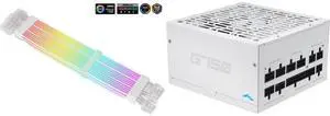 SAMA 3*8PIN Addressable RGB Power Extension Cable Double Side Lighting Mode for PCIE GPU ATX/Matx Case PC Computer White and SAMA G750W ATX 3.1 Power Supply, 750W, Cybenetics Gold Standards, PCIe 5.1 Ready, Full Modular, Japanese Capacitors, FDB Fan, White Version SAMA 3*8PIN Addressable RGB Power Extension Cable Double Side Lighting Mode for PCIE GPU ATX/Matx Case PC Computer White and SAMA G750W ATX 3.1 Power Supply, 750W, Cybenetics Gold Standards, PCIe 5.1 Ready, Full Modular, Japanese Capacitors, FDB Fan, White Version