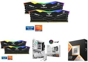 2x Team Group 16GB (2x8GB) DDR5 6000 RAM, ASUS ROG STRIX B850-A GAMING WIFI AMD AM5 ATX motherboard, 14+2+2 power stages, DDR5, WiFi 7, 4x M.2, PCIe 5.0, USB 20Gbps, AMD Ryzen 7 9800X3D 8-Core 5.2 GHz CPU 2x Team Group 16GB (2x8GB) DDR5 6000 RAM, ASUS ROG STRIX B850-A GAMING WIFI AMD AM5 ATX motherboard, 14+2+2 power stages, DDR5, WiFi 7, 4x M.2, PCIe 5.0, USB 20Gbps, AMD Ryzen 7 9800X3D 8-Core 5.2 GHz CPU