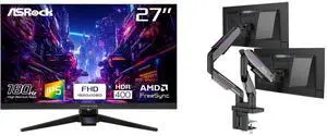 Monitor Monitor Combo - ASRock Phantom Gaming PG27FFT1A Bundle with MSI MPG MT201DR V2 Monitor Monitor Combo - ASRock Phantom Gaming PG27FFT1A Bundle with MSI MPG MT201DR V2