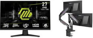 Monitor Monitor Combo - MSI MAG 274F Bundle with MSI MPG MT201DR V2 Monitor Monitor Combo - MSI MAG 274F Bundle with MSI MPG MT201DR V2