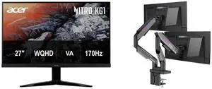 Monitor Monitor Combo - Acer America KG271U Pbiip Bundle with MSI MPG MT201DR V2 Monitor Monitor Combo - Acer America KG271U Pbiip Bundle with MSI MPG MT201DR V2