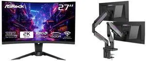 Monitor Monitor Combo - ASRock Phantom Gaming PG27QRT2A Bundle with MSI MPG MT201DR V2 Monitor Monitor Combo - ASRock Phantom Gaming PG27QRT2A Bundle with MSI MPG MT201DR V2