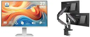 Monitor Monitor Combo - MSI PRO MP273W E14A Bundle with MSI MPG MT201DR V2 Monitor Monitor Combo - MSI PRO MP273W E14A Bundle with MSI MPG MT201DR V2