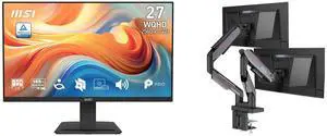 Monitor Monitor Combo - MSI PRO MP273Q E14 Bundle with MSI MPG MT201DR V2 Monitor Monitor Combo - MSI PRO MP273Q E14 Bundle with MSI MPG MT201DR V2
