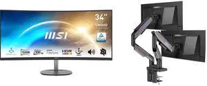 Monitor Monitor Combo - MSI Pro MP341CQ Bundle with MSI MPG MT201DR V2 Monitor Monitor Combo - MSI Pro MP341CQ Bundle with MSI MPG MT201DR V2