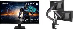 Monitor Monitor Combo - GIGABYTE GS32QCA Bundle with MSI MPG MT201DR V2 Monitor Monitor Combo - GIGABYTE GS32QCA Bundle with MSI MPG MT201DR V2