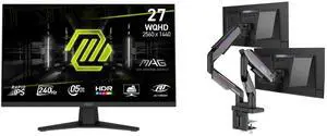 Monitor Monitor Combo - MSI MAG 274QF X24 Bundle with MSI MPG MT201DR V2 Monitor Monitor Combo - MSI MAG 274QF X24 Bundle with MSI MPG MT201DR V2