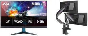 Monitor Monitor Combo - Acer America VG272U W2BMIIPX Bundle with MSI MPG MT201DR V2 Monitor Monitor Combo - Acer America VG272U W2BMIIPX Bundle with MSI MPG MT201DR V2