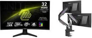 Monitor Monitor Combo - MSI MAG 32CQ6F Bundle with MSI MPG MT201DR V2 Monitor Monitor Combo - MSI MAG 32CQ6F Bundle with MSI MPG MT201DR V2