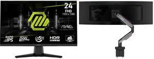 Monitor Monitor Combo - MSI MAG 242F Bundle with MSI MPG MT201R V2 Monitor Monitor Combo - MSI MAG 242F Bundle with MSI MPG MT201R V2