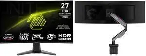 Monitor Monitor Combo - MSI MAG 276CXF Bundle with MSI MPG MT201R V2 Monitor Monitor Combo - MSI MAG 276CXF Bundle with MSI MPG MT201R V2