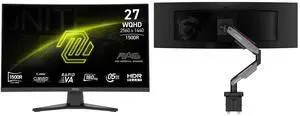 Monitor Monitor Combo - MSI MAG 275CQF E18 Bundle with MSI MPG MT201R V2 Monitor Monitor Combo - MSI MAG 275CQF E18 Bundle with MSI MPG MT201R V2