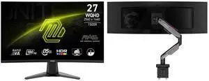 Monitor Monitor Combo - MSI MAG 27CQ6F Bundle with MSI MPG MT201R V2 Monitor Monitor Combo - MSI MAG 27CQ6F Bundle with MSI MPG MT201R V2