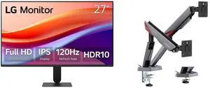 Monitor Monitor Combo - LG Electronics 27U411A-B Bundle with MSI MPG MT161DR Monitor Monitor Combo - LG Electronics 27U411A-B Bundle with MSI MPG MT161DR