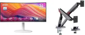 Monitor Monitor Combo - MSI Modern MD342CQPW Bundle with MSI MPG MT161DR Monitor Monitor Combo - MSI Modern MD342CQPW Bundle with MSI MPG MT161DR