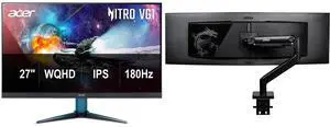 Monitor Monitor Combo - Acer America VG271U M3BMIIPX Bundle with MSI MAG MT201 Monitor Monitor Combo - Acer America VG271U M3BMIIPX Bundle with MSI MAG MT201