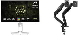 Monitor Monitor Combo - MSI MAG 274QRFW X32 Bundle with MSI MAG MT101DG Monitor Monitor Combo - MSI MAG 274QRFW X32 Bundle with MSI MAG MT101DG
